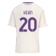 Maillot de foot Fiorentina Moise Kean #20 Extérieur vêtements 2025-26 Manches Courtes Maillot de foot Fiorentina Moise Kean #20 Extérieur vêtements 2025-26 Manches Courtes